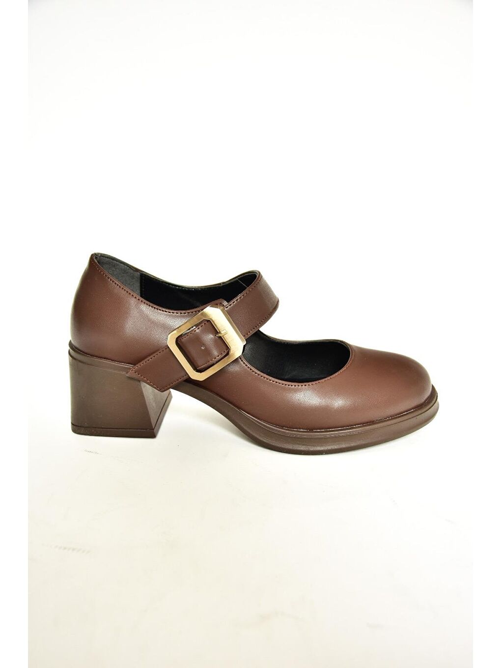 T8202360 Kahverengi Kadın Topuklu Ayakkabı-7