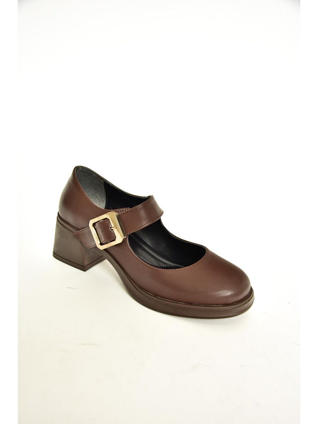 T8202360 Kahverengi Kadın Topuklu Ayakkabı-8