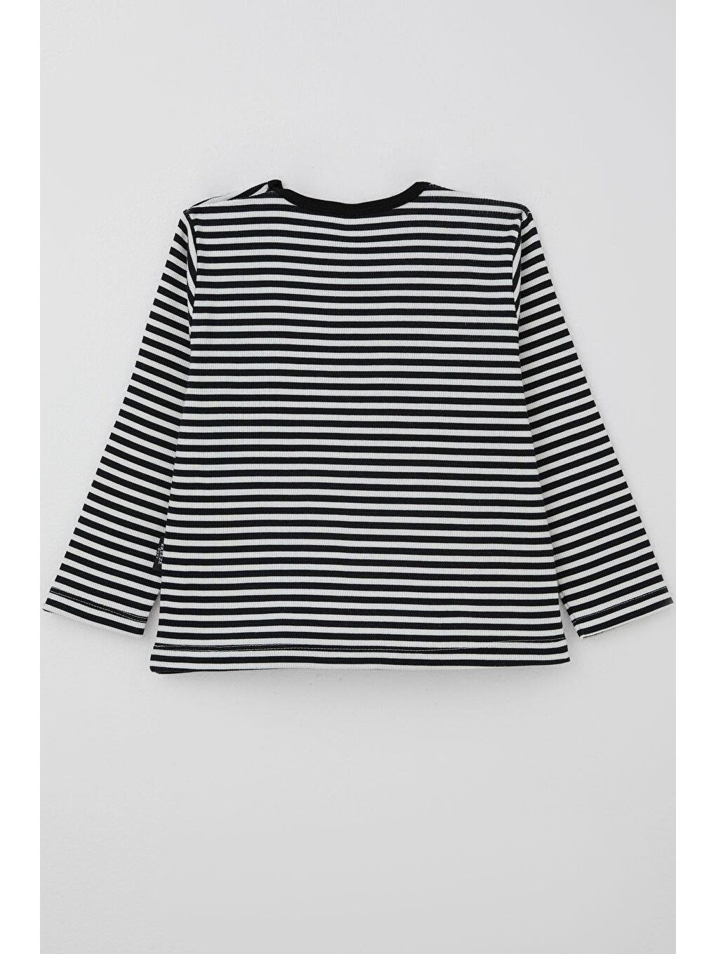 Erkek Bebek Uzun Kollu Tişört Patlı Siyah (9 Ay-3 Yaş)-1