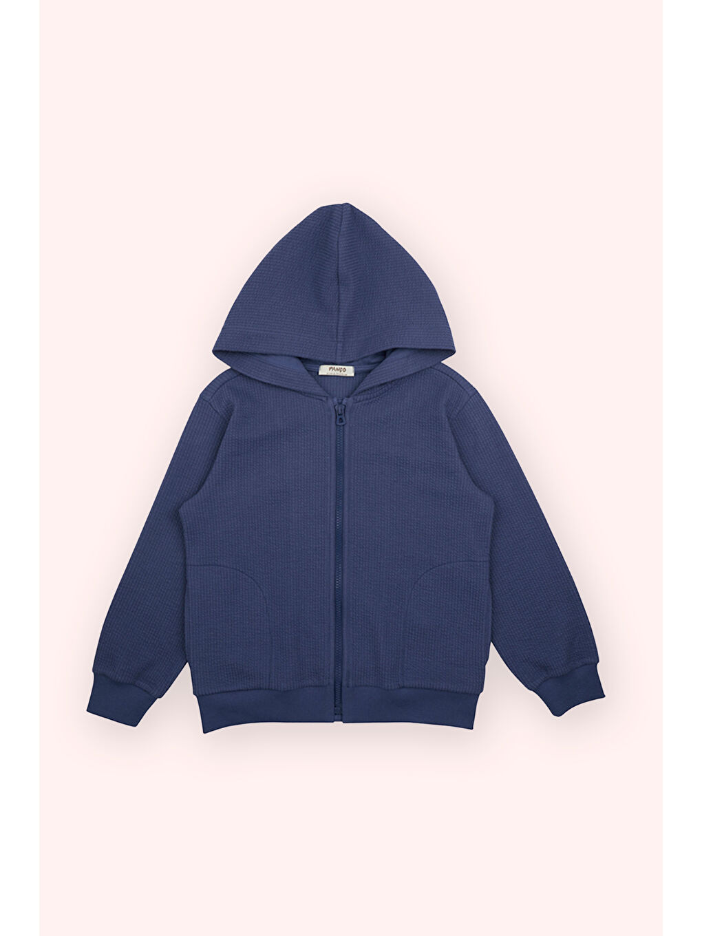 Erkek Çocuk Fermuarlı Sweatshirt Lacivert