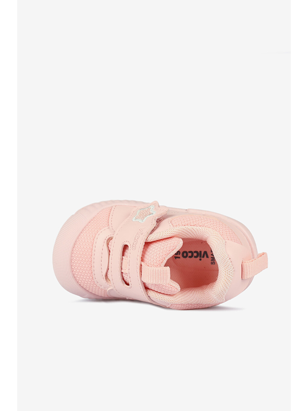 Pembe Monny Baskılı Kız Bebek Pudra Sneaker-2