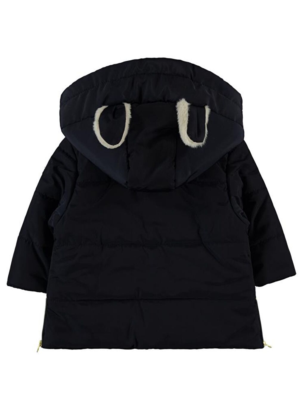 Lacivert Baby Pelüş Kulaklı 6-18 Ay Mont-2