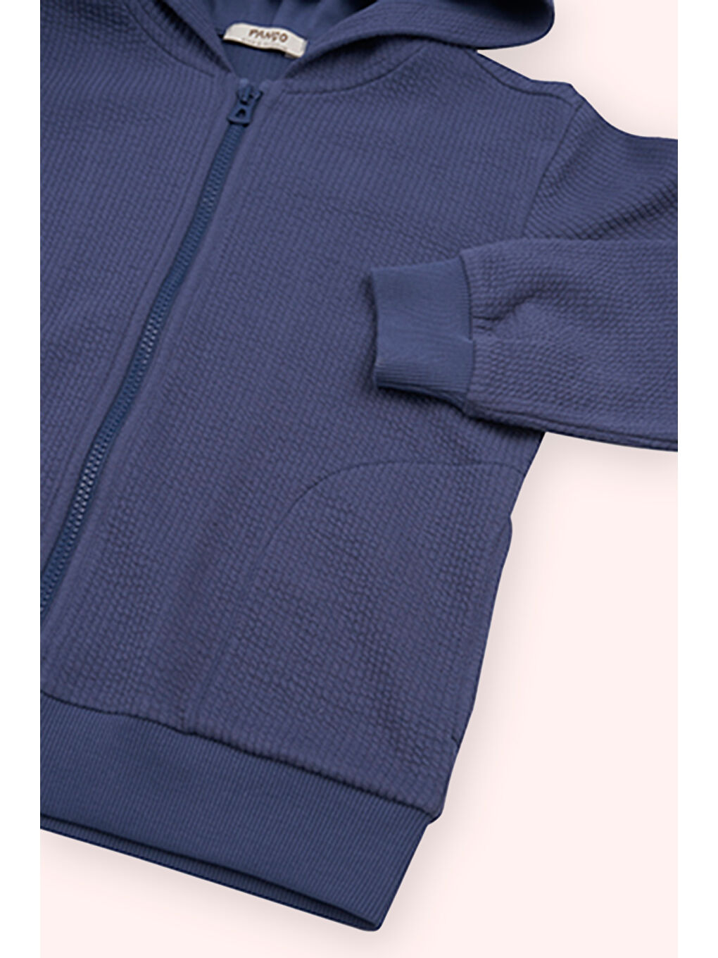 Erkek Çocuk Fermuarlı Sweatshirt Lacivert-2