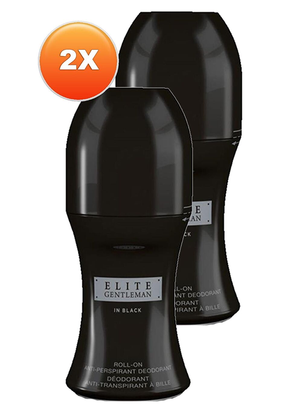 Elite Gentleman in Black Erkek Rollon 50 Ml. İkili Set-1