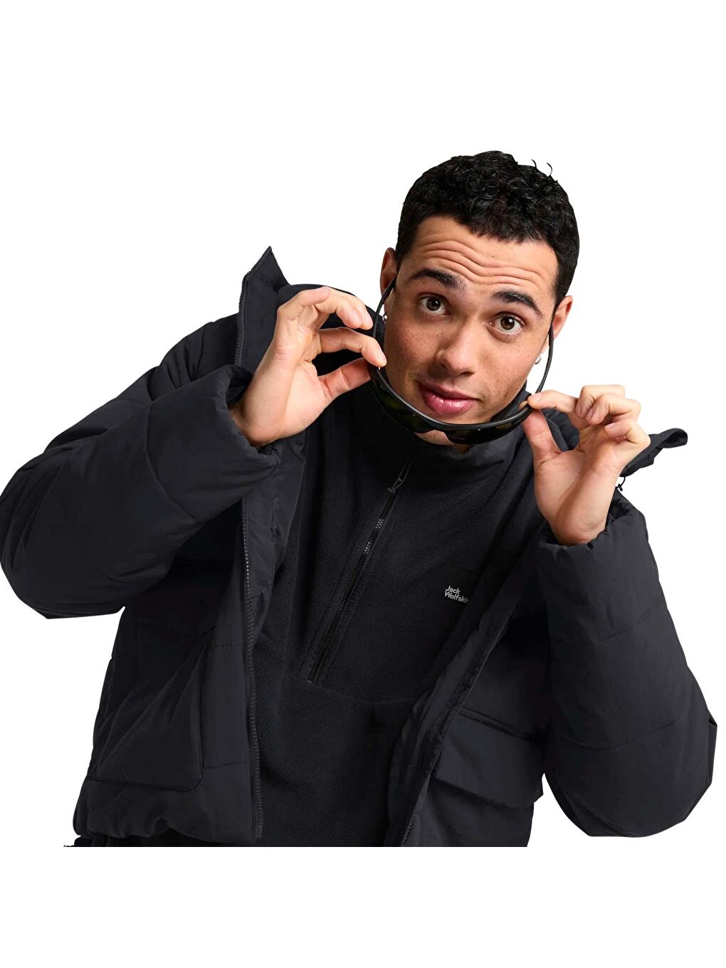 Northern Lite Hooded Erkek Siyah Outdoor Mont-1