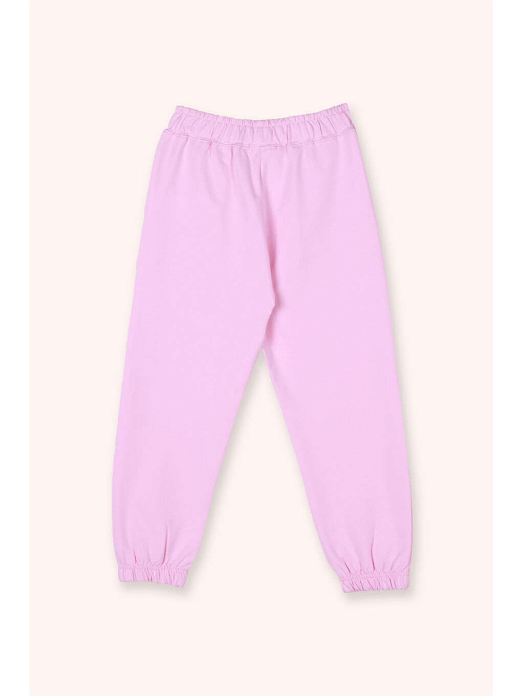 Kız Çocuk Pembe Çiçek Motifli Pembe 2'li Takım-4