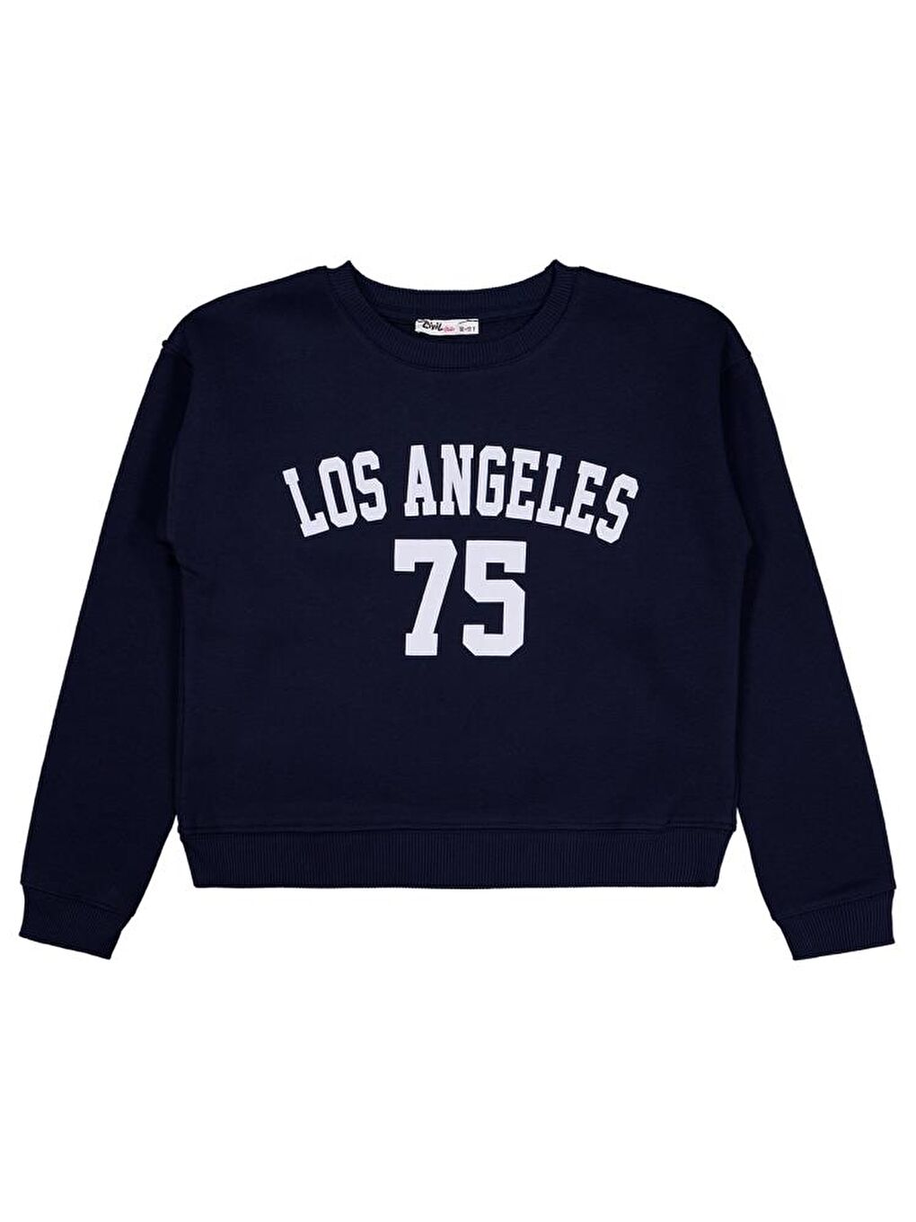 Lacivert Girls Los Angeles Baskılı 10-13 Yaş Sweatshirt