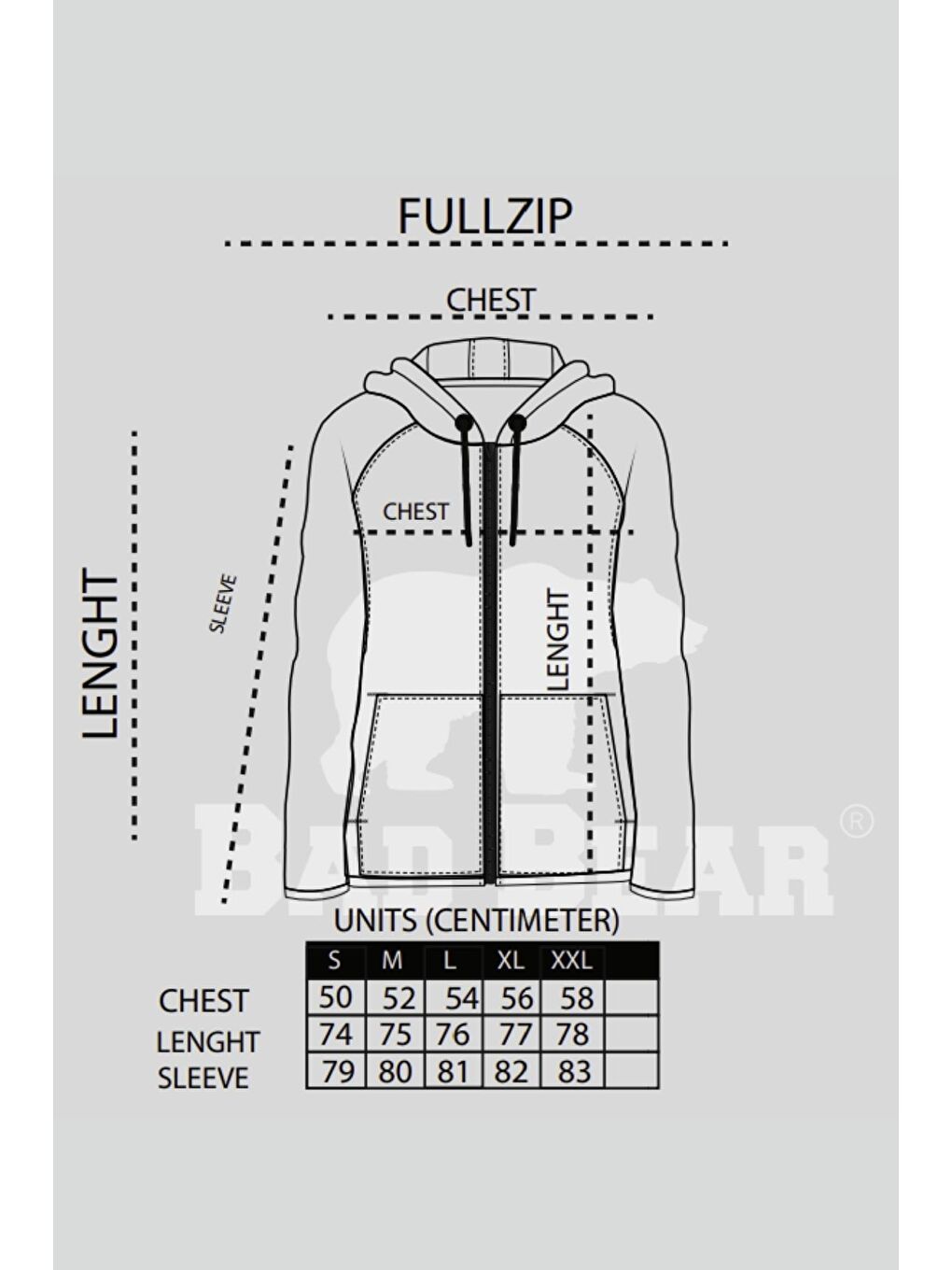 Kahverengi More Bear Full-Zip Erkek Fermuarlı Sweatshirt Hırka Ginger Tarçın-6