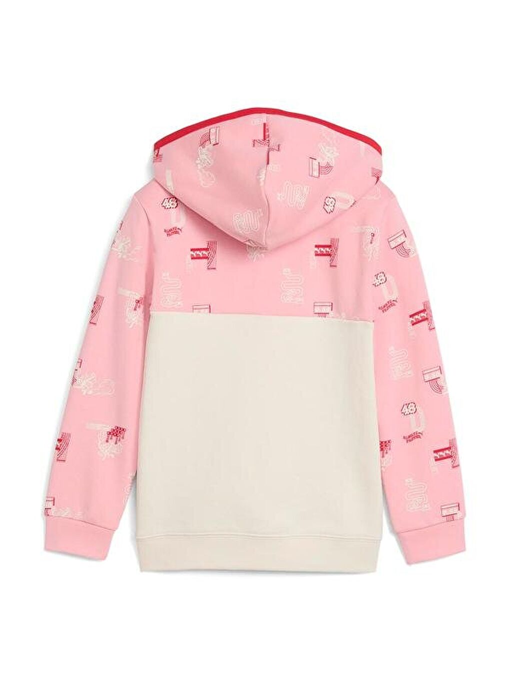 Karışık Little Runners Half-Zip Çocuk Bisiklet Yaka Sweatshirt-1