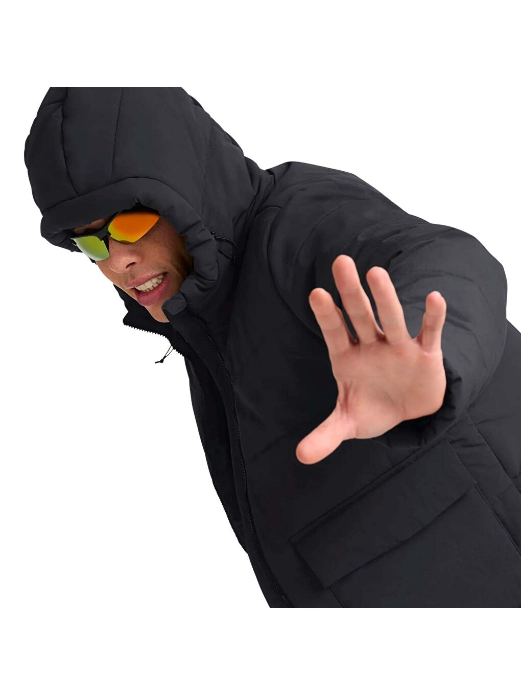 Northern Lite Hooded Erkek Siyah Outdoor Mont-3