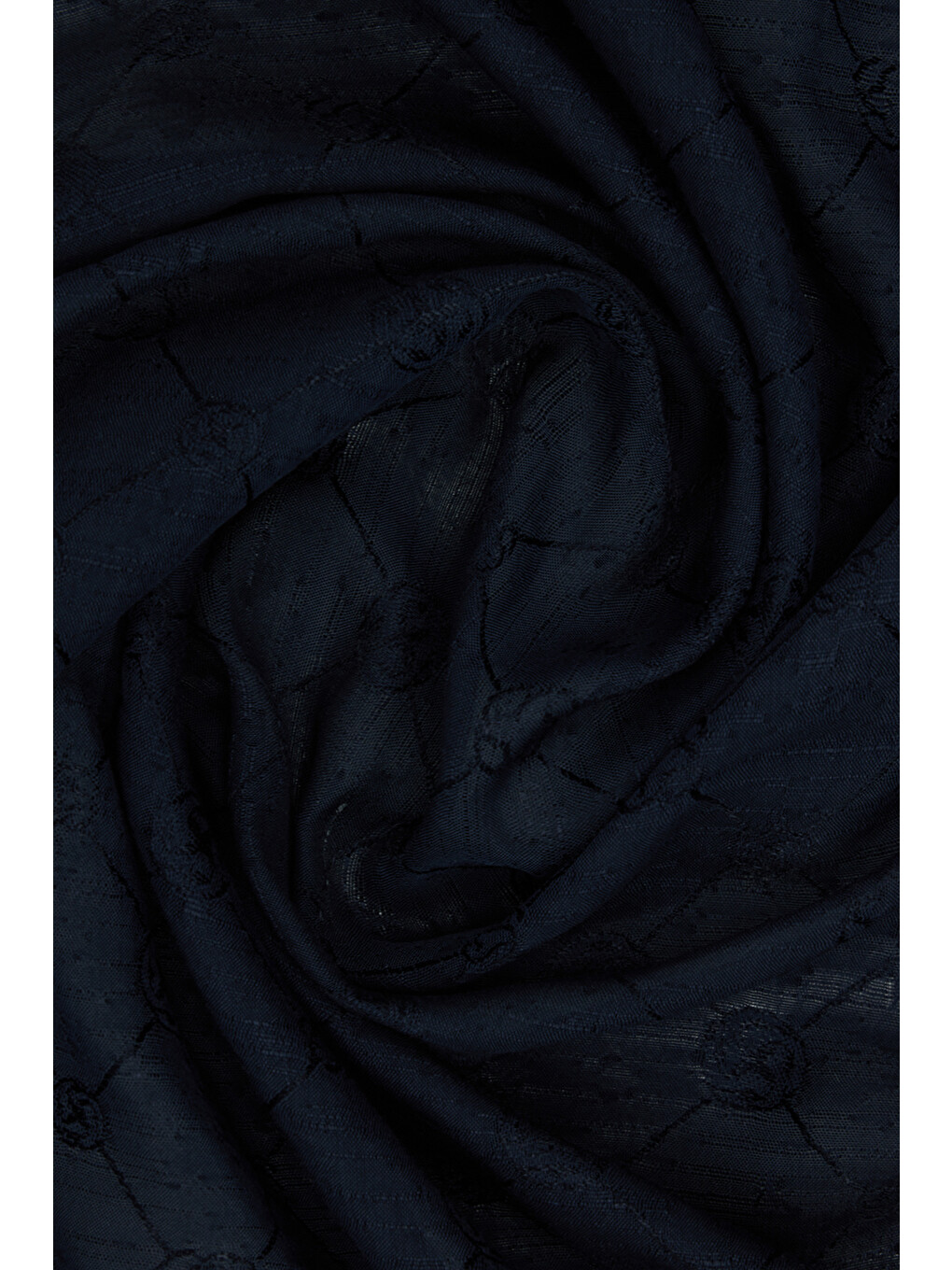 Lacivert 70X190 CM Koza Şal-2