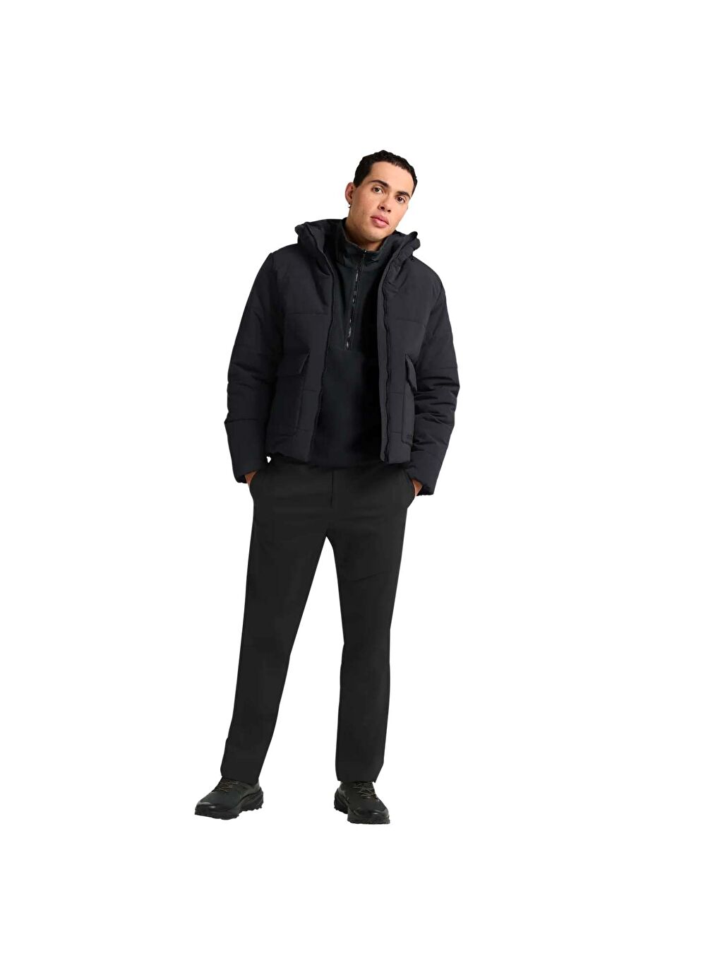 Northern Lite Hooded Erkek Siyah Outdoor Mont-7