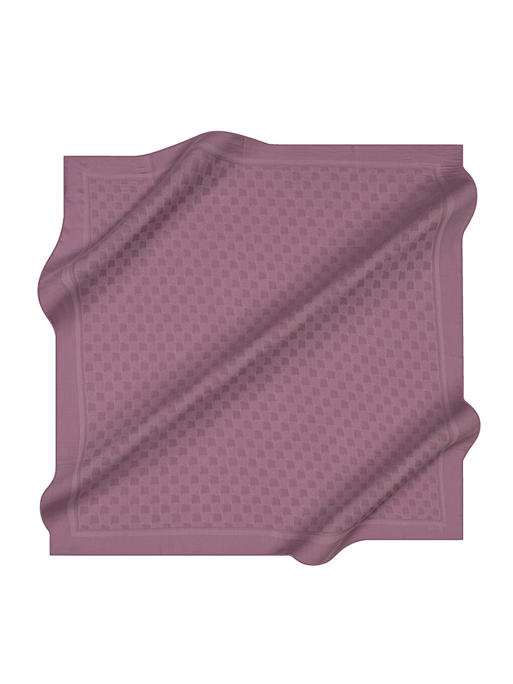 Lila 100X100 Kare Jakar Eşarp