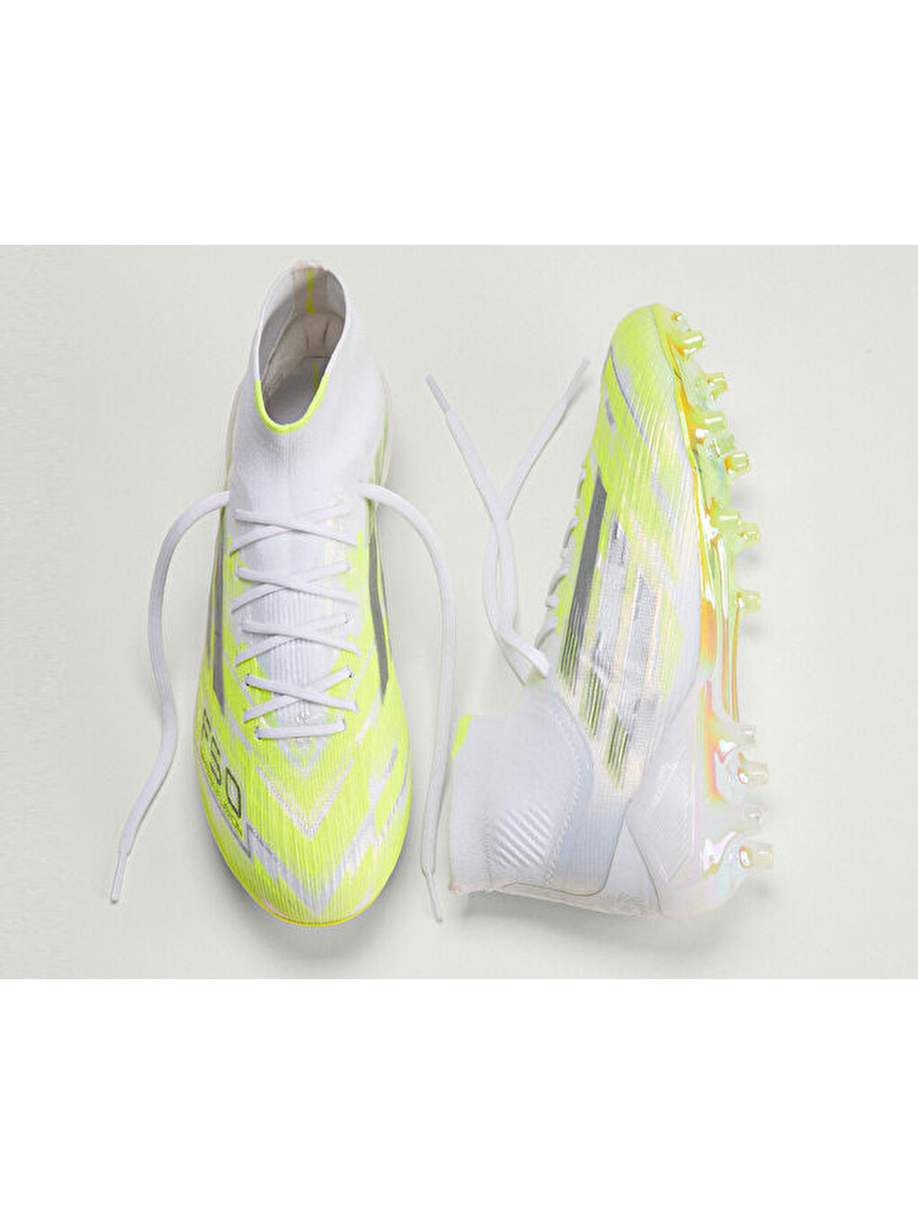 F50 Sparkfusion Eli Unisex Çoklu Çim Zemin Kramponu Jr6474 Beyaz-4
