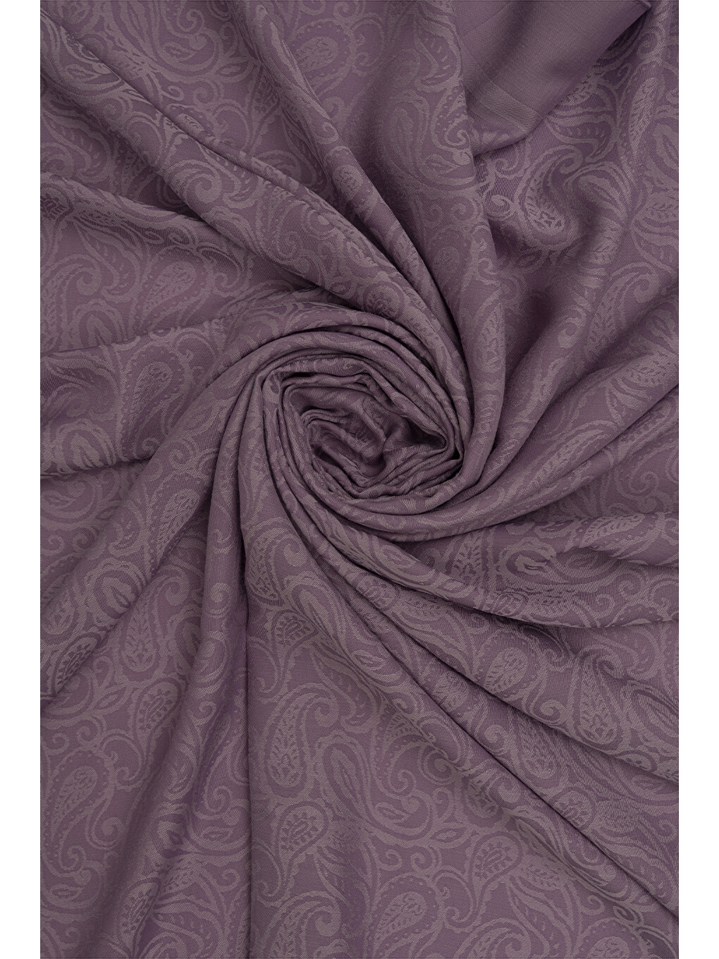 Lila 100X100 Etnik Jakar Eşarp-1