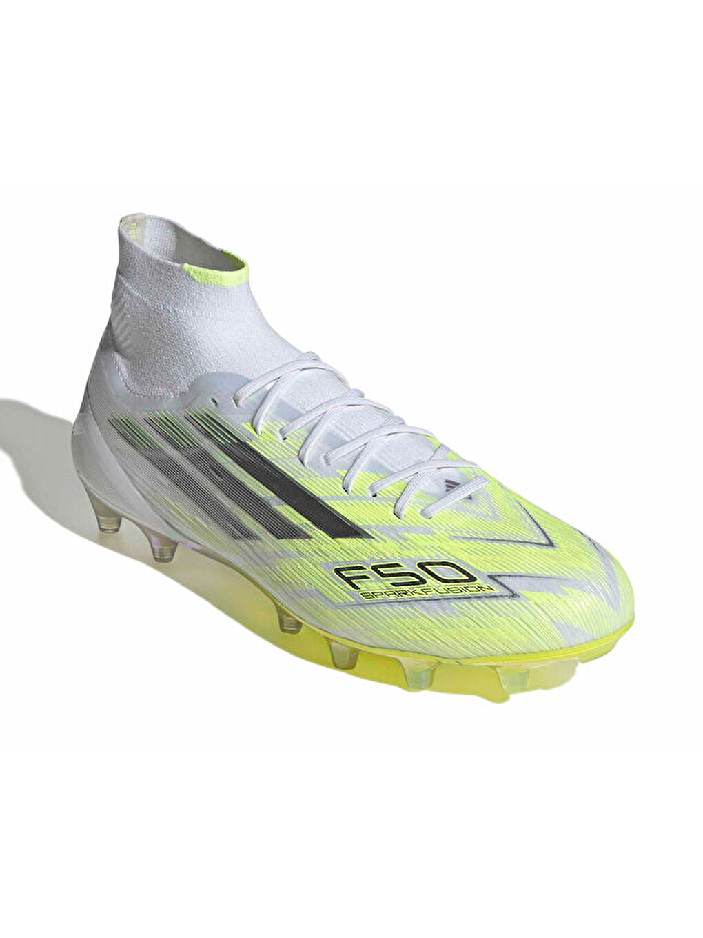 F50 Sparkfusion Eli Unisex Çoklu Çim Zemin Kramponu Jr6474 Beyaz-8