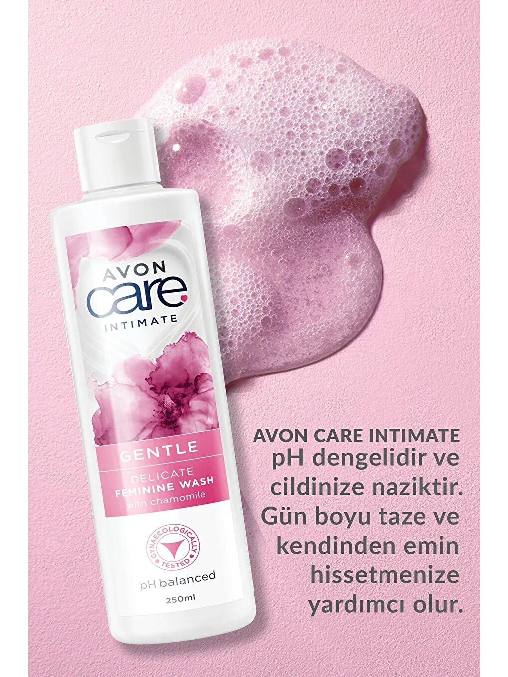 AVON Renksiz Care Intimate Gentle Dış Genital Bölge Temizleyici 250 ml - 1