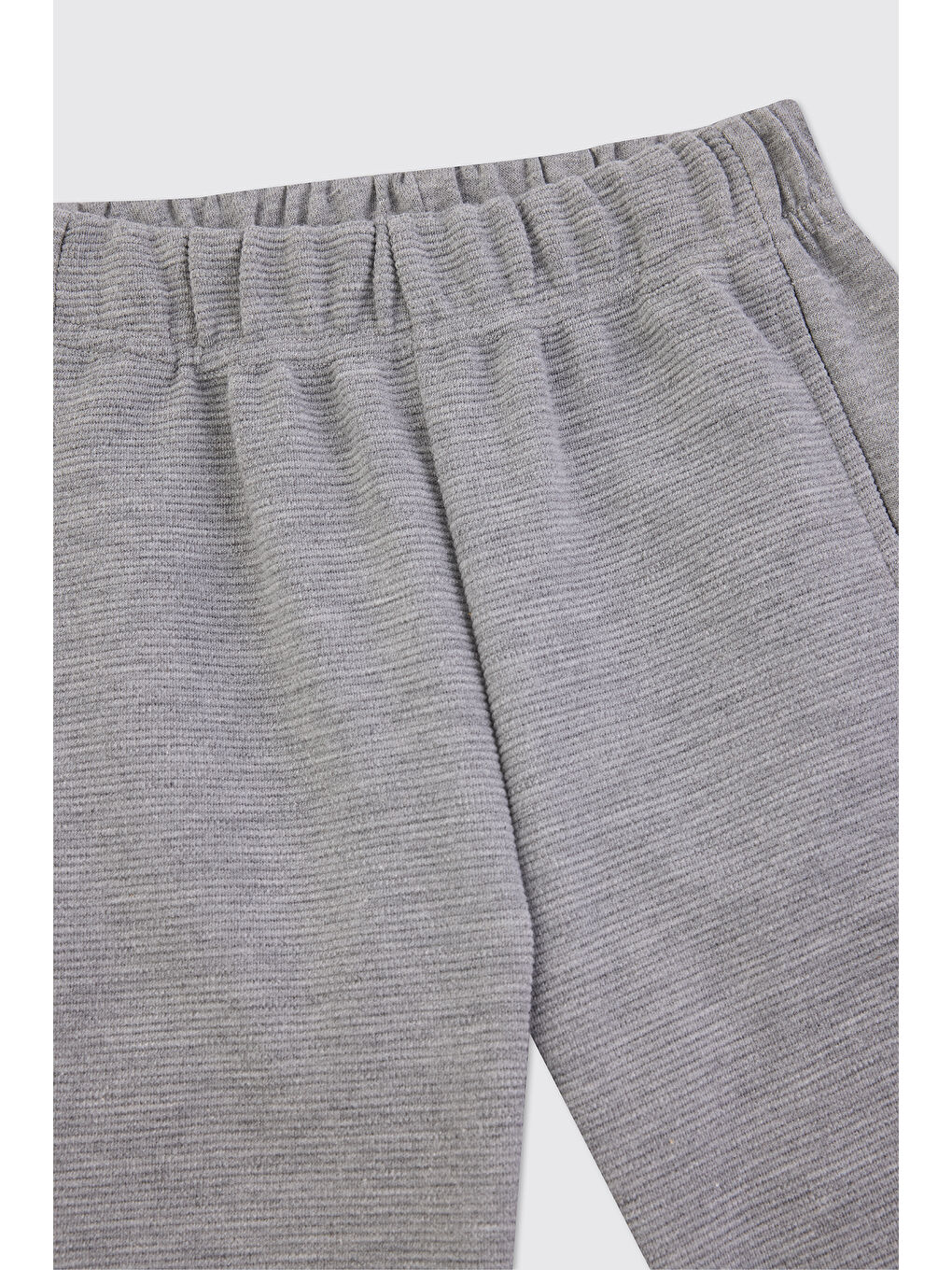 Erkek Bebek Cepli Gri-Melanj Eşofman Altı-2