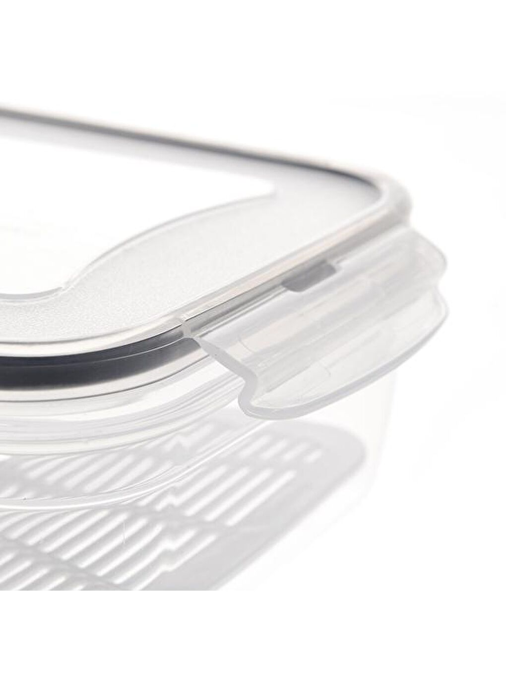 Renksiz Fresh Box Dikdörtgen Bölmeli Saklama Kabı - 1,4 lt-1