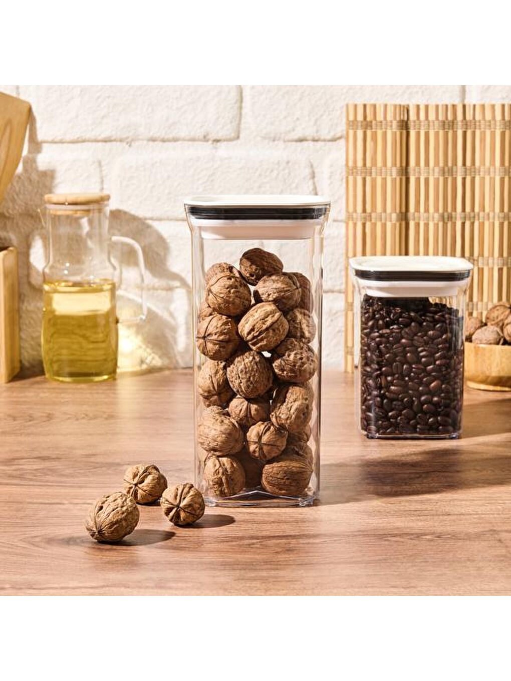 Renksiz Erzak Kabı - Şeffaf - 1,5 lt