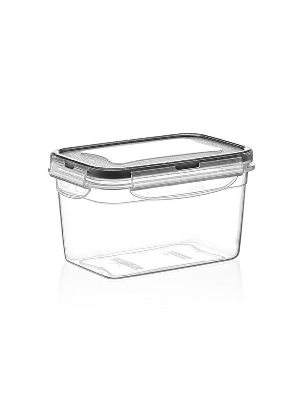 Renksiz Fresh Box Dikdörtgen Izgaralı Saklama Kabı - 2400 ml-2