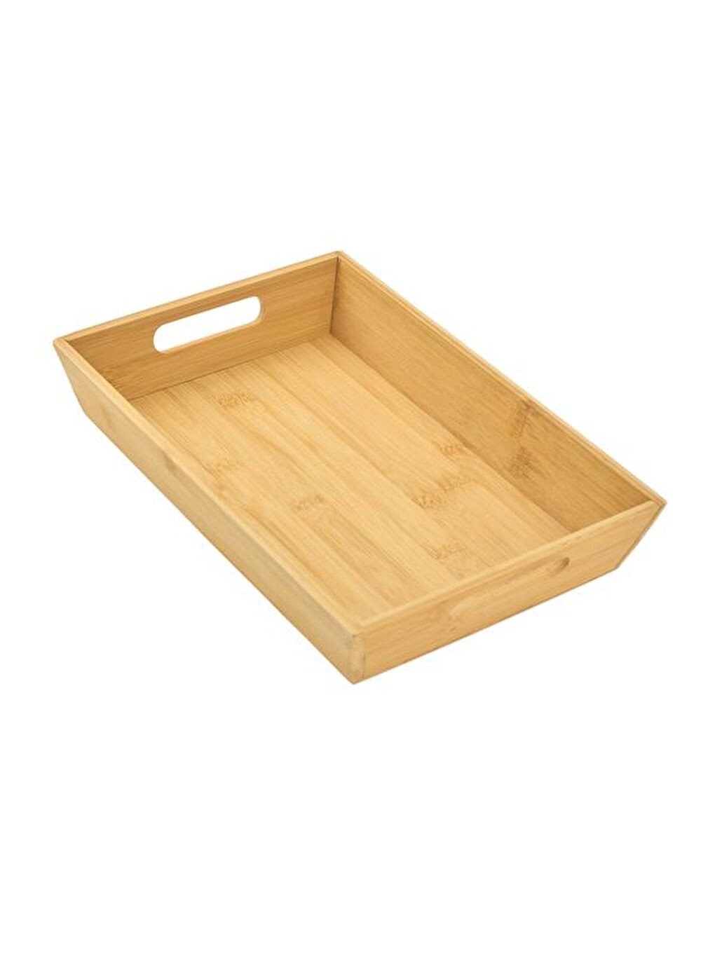Kahverengi Bambu Tepsi - 31x19,5x5,2 cm-3