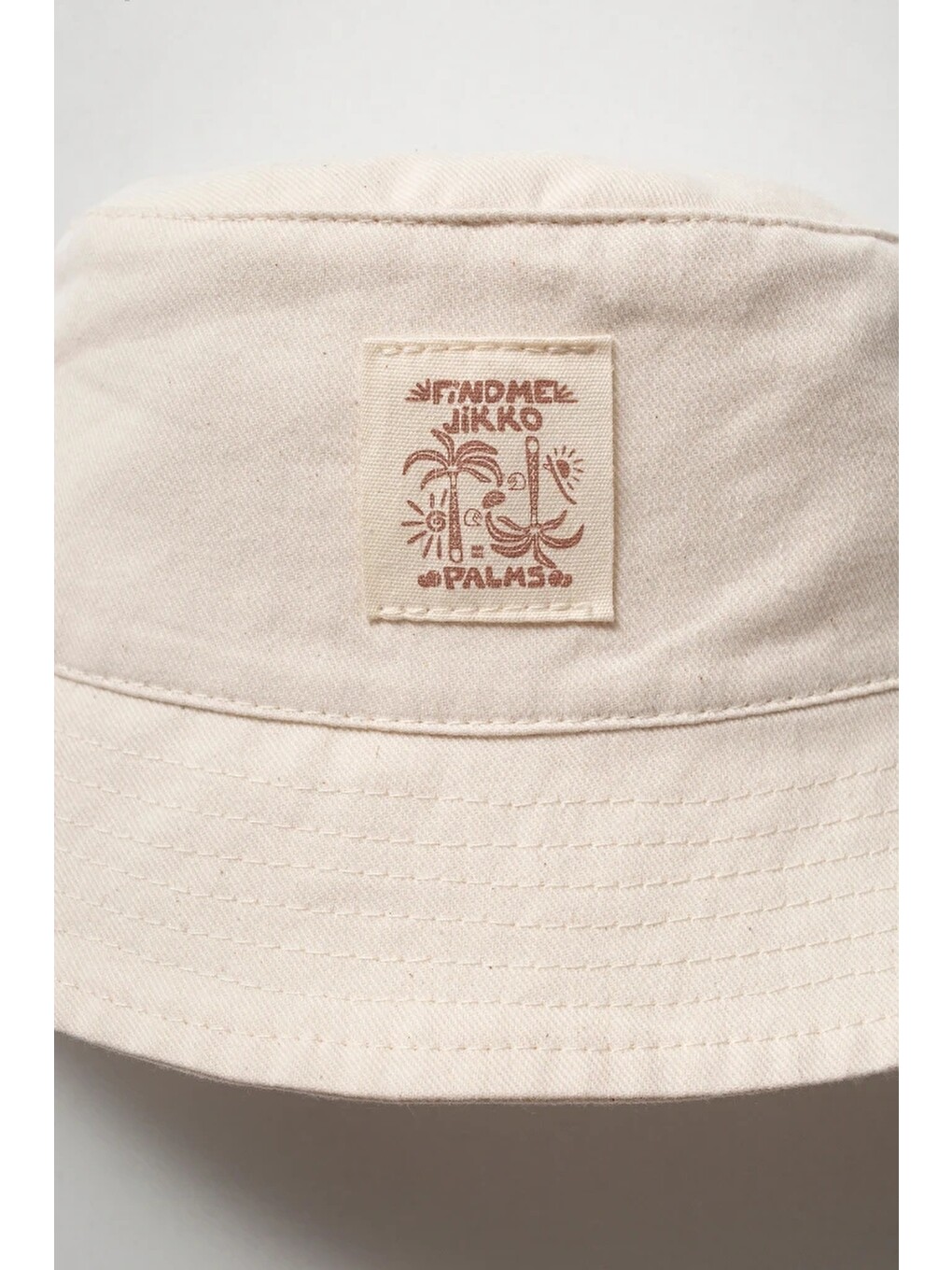Bej Unisex Çocuk Gabardin Balıkçı Şapka 2001-1