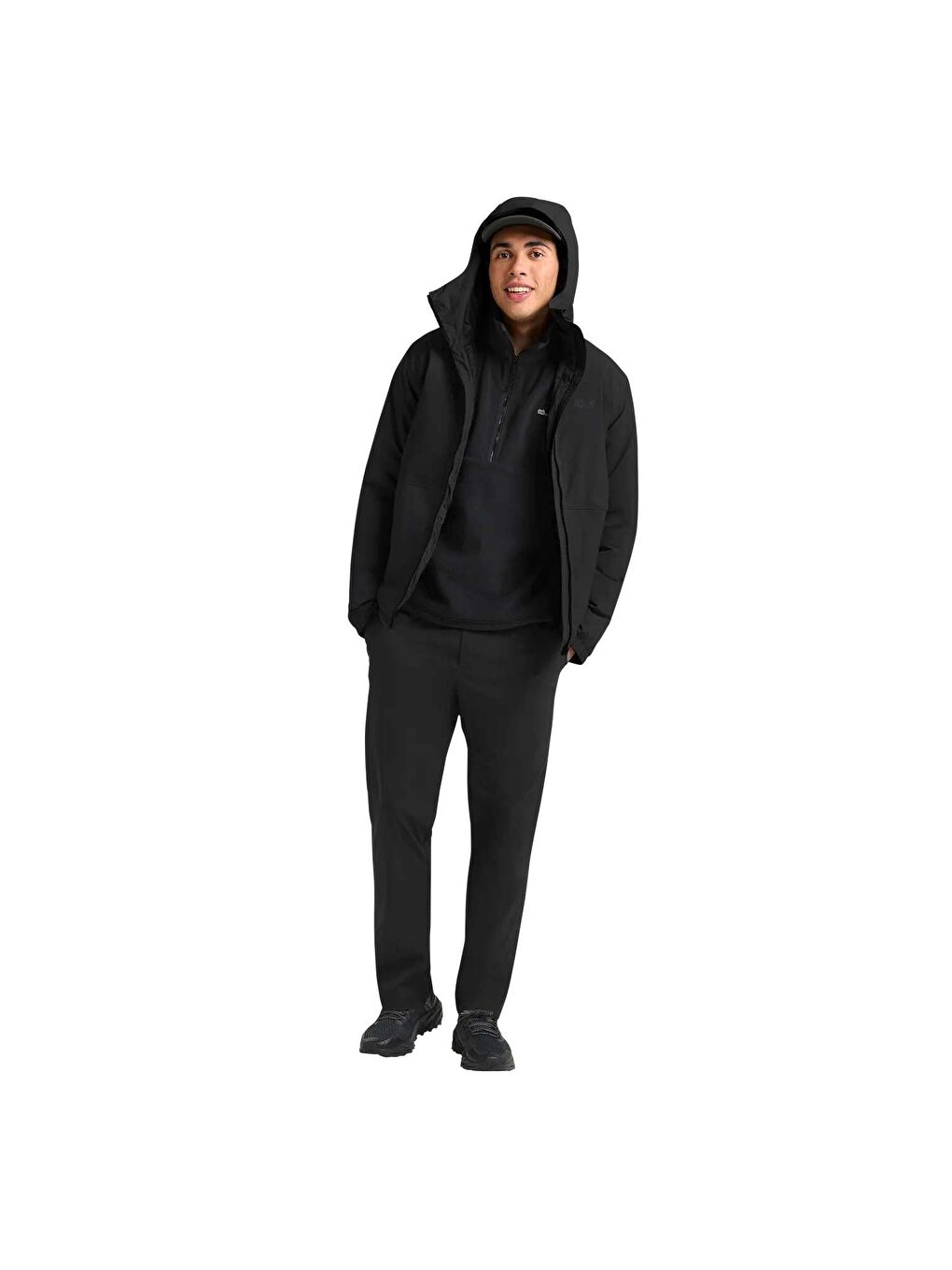 Pamir Erkek Siyah Outdoor Mont-4