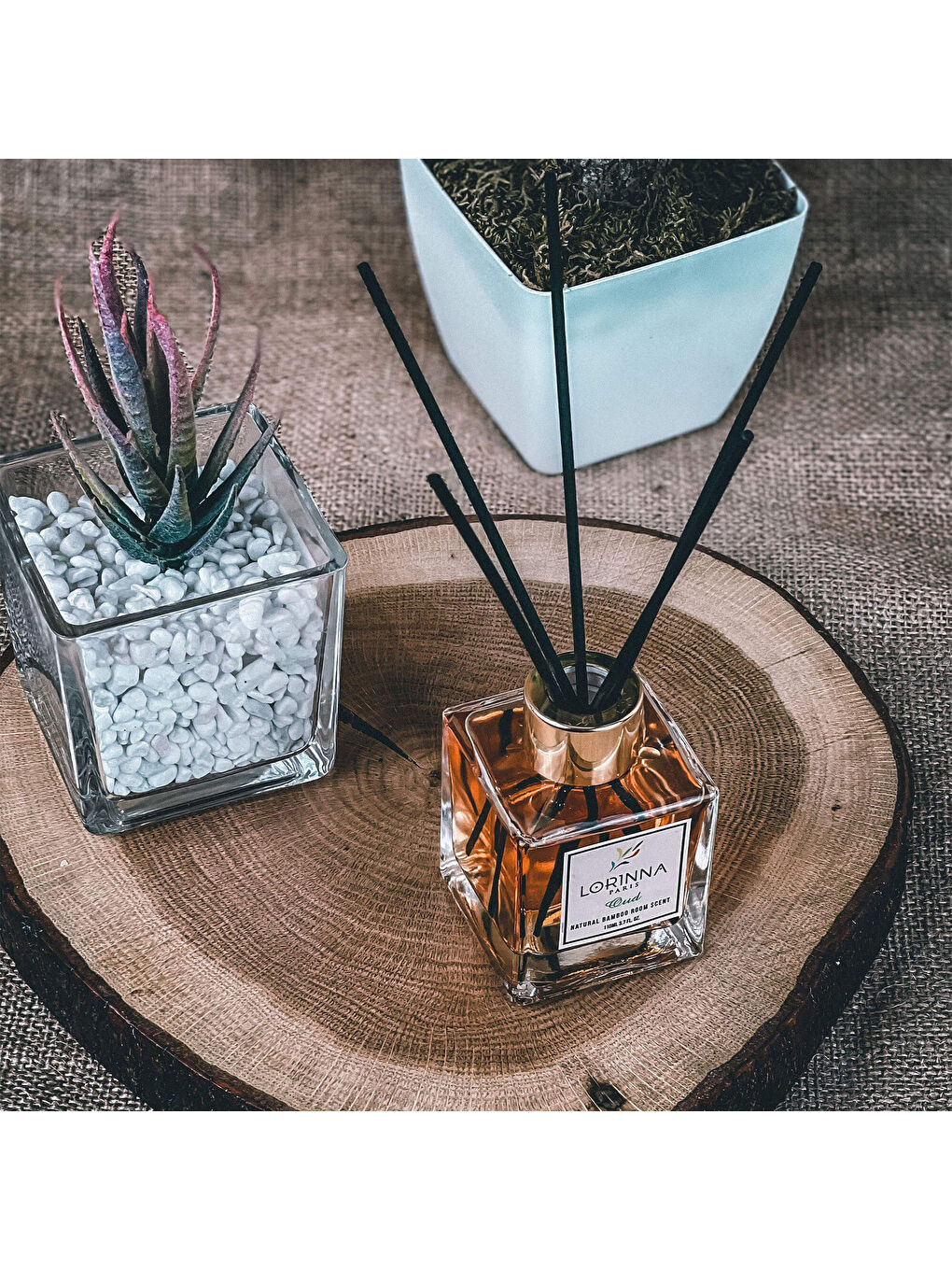 Renksiz Oud Çubuklu Oda Kokusu - Şeffaf - 110 ml