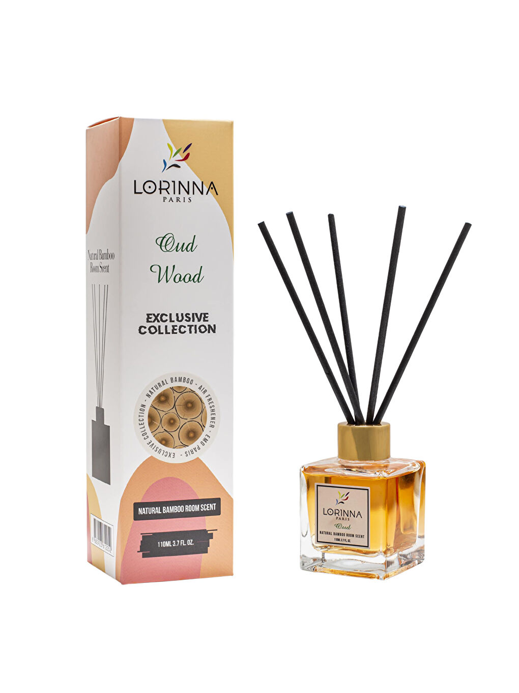 Renksiz Oud Çubuklu Oda Kokusu - Şeffaf - 110 ml-1