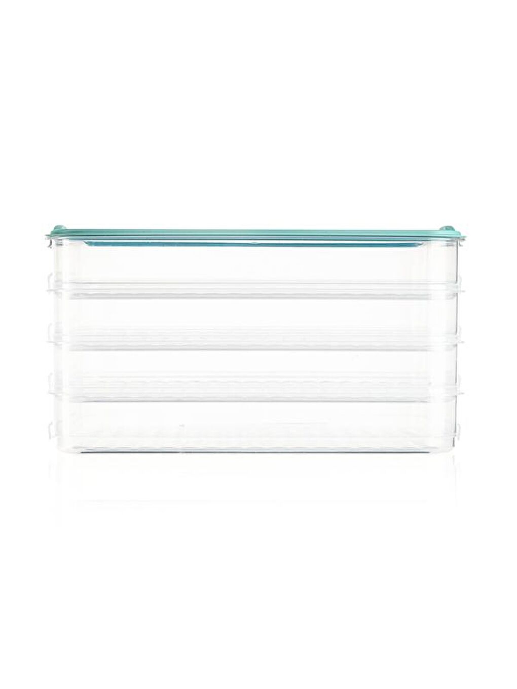 Renksiz Easy Click 5 Parça Saklama Kabı - Şeffaf - 750 ml