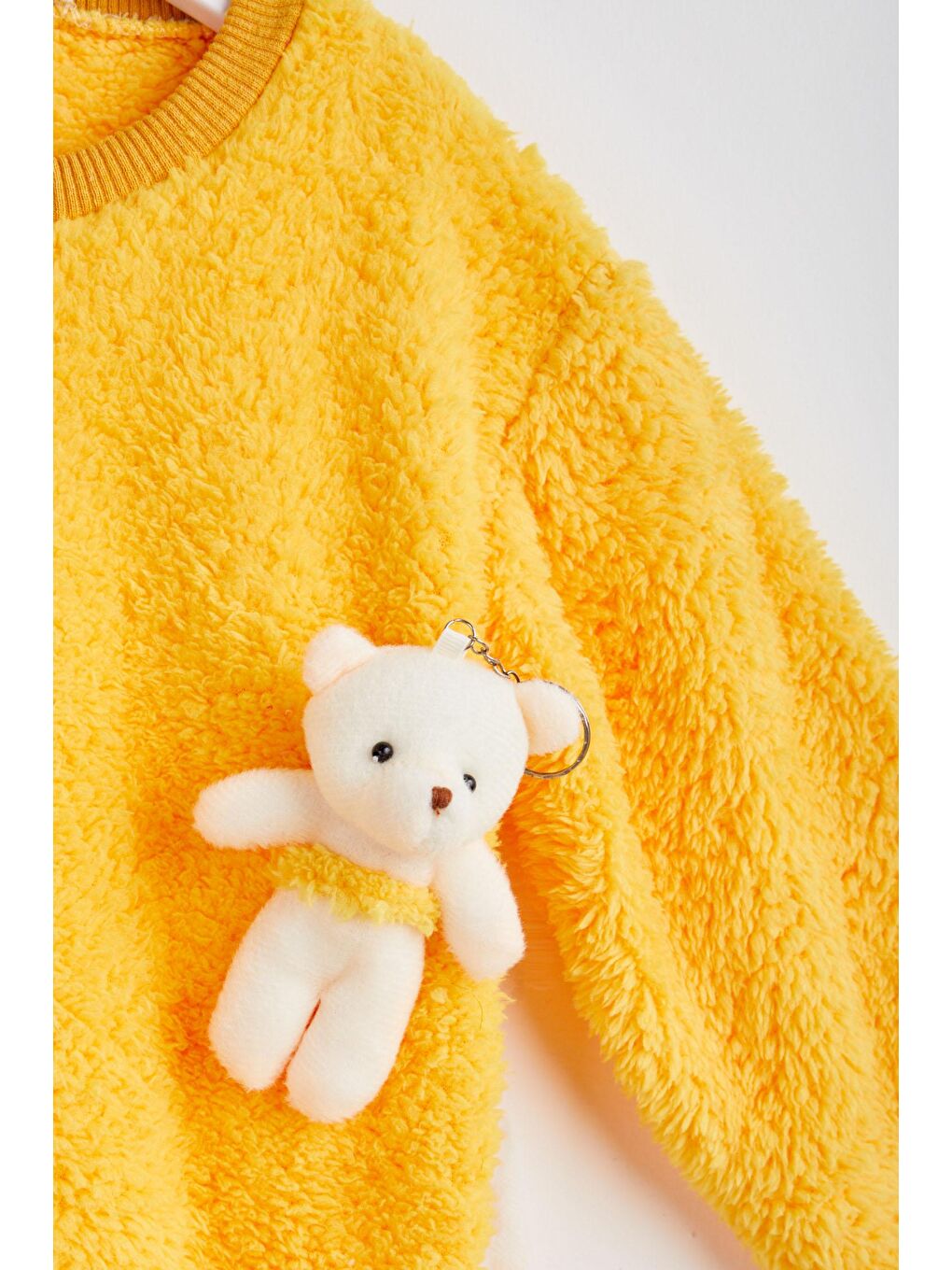 Erkek Çocuk Sarı Peluş Takım - 24223-1
