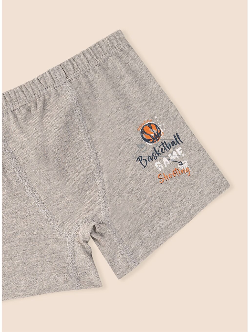 Mavi Erkek Çocuk Organik Pamuklu Elastanlı Boxer Basketball Game 6'lı Paket-2