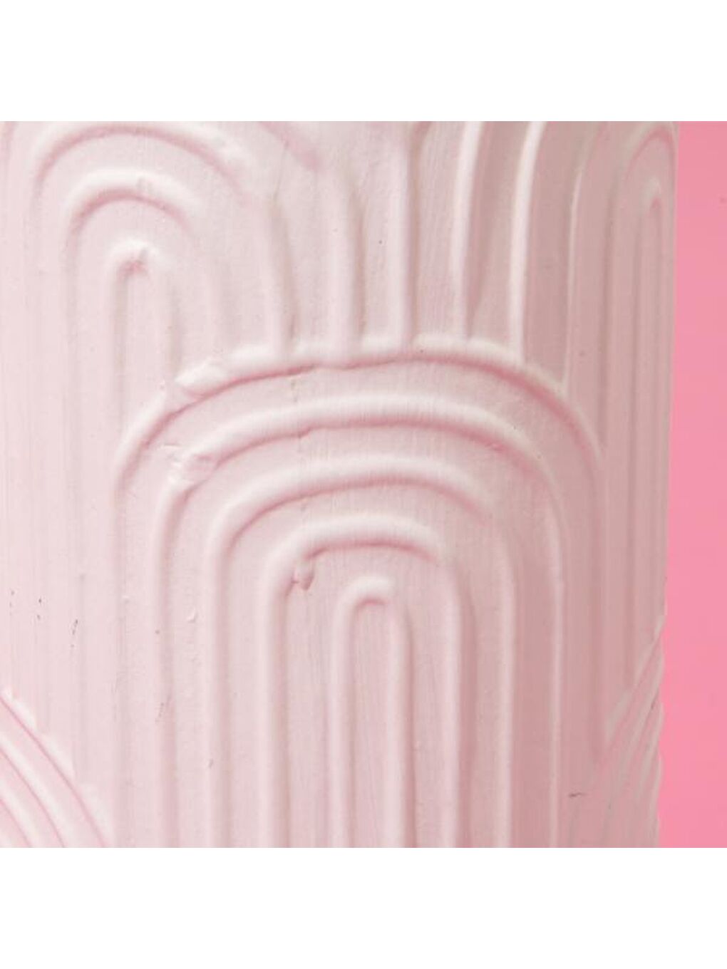 Bohem Porselen Vazo - Beyaz - 8,6x8,6x21 cm-1