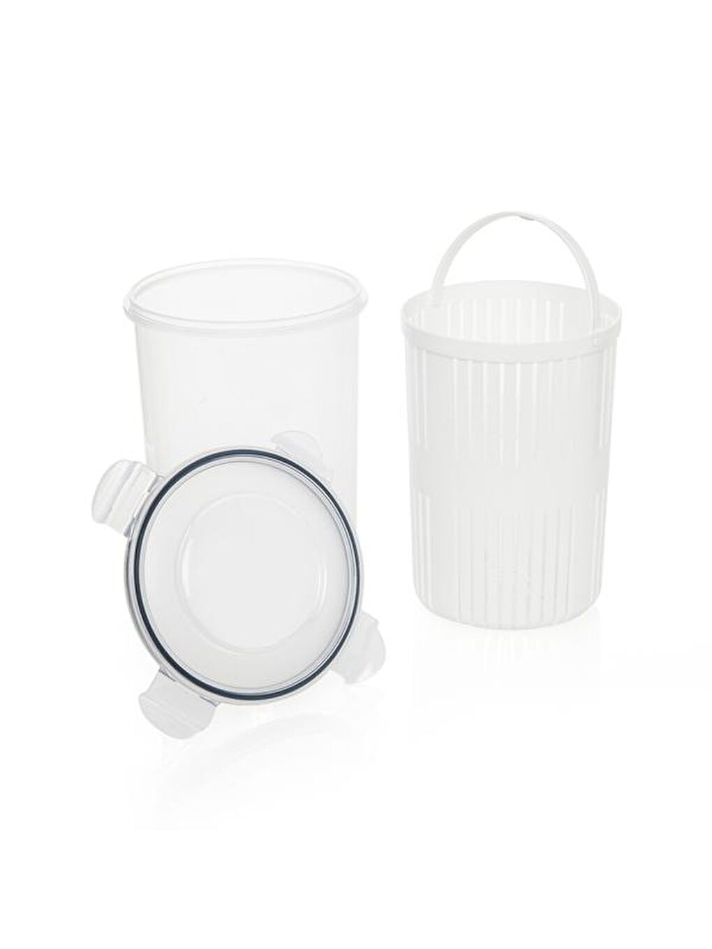Renksiz Fresh Box Süzgeçli Saklama Kabı -1500 ml-4