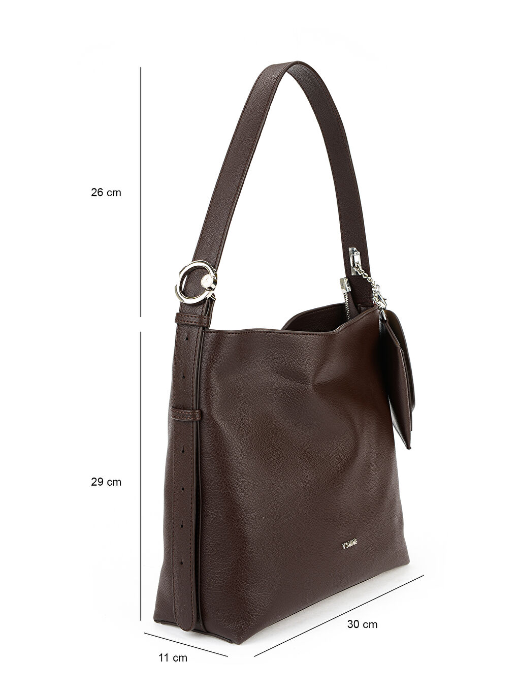 Kahverengi Kadın Omuz ve El Çantası 153979Z3127 Kahve-1