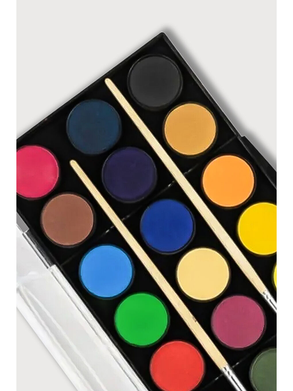 Suluboya 21 Renk, Büyük Boy, Geniş Renk Yelpazesi, Parlak Canlı ve Örtücü Renkler-1