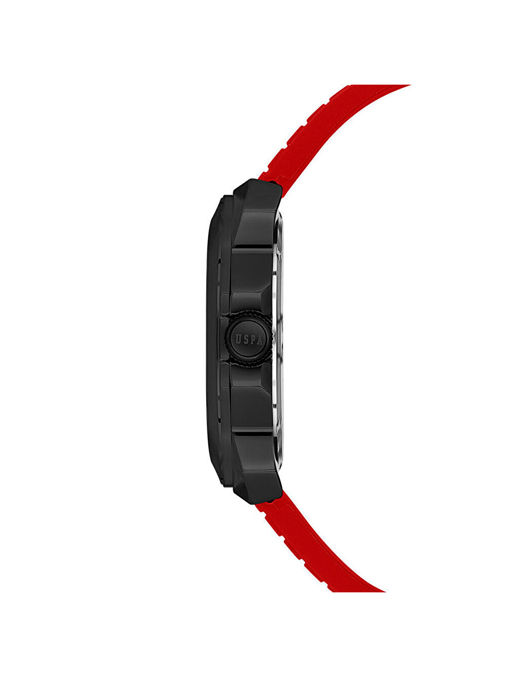 Kırmızı USPA1065-06 Erkek Kol Saati-1