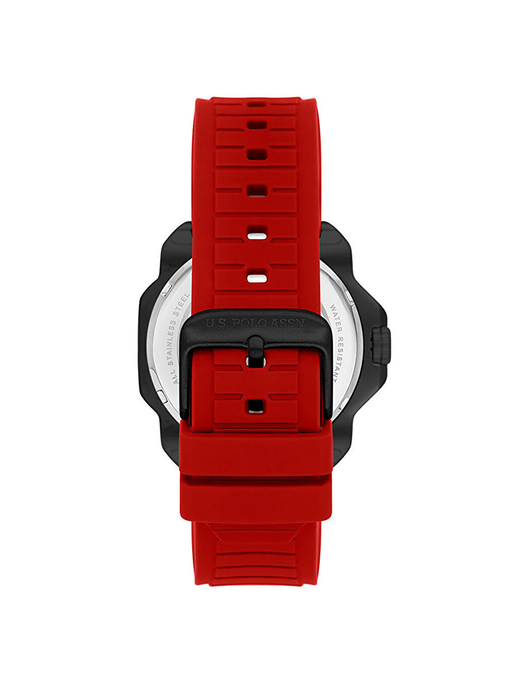 Kırmızı USPA1065-06 Erkek Kol Saati-2