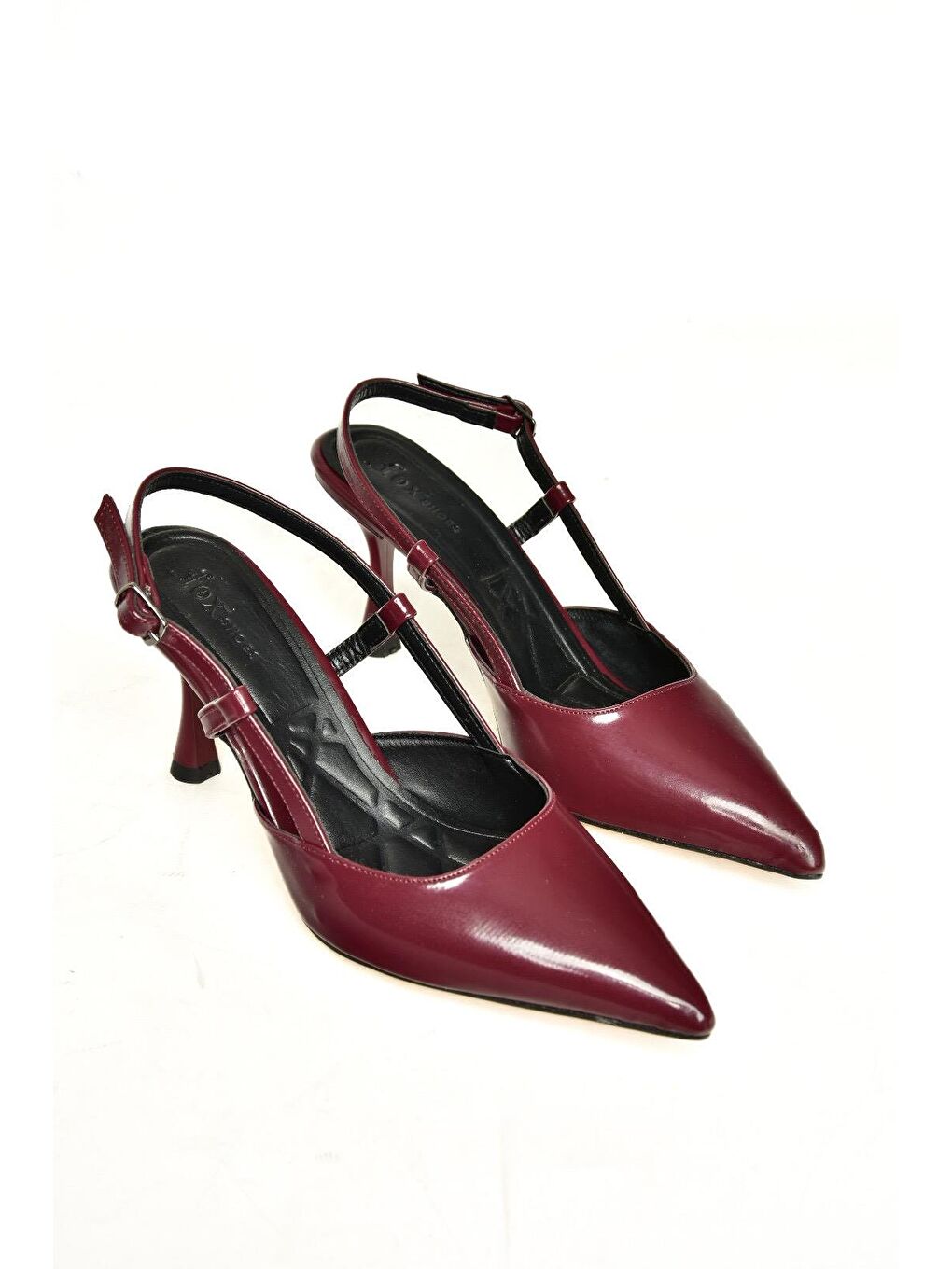 U4804411 Bordo Kadın Topuklu Ayakkabı-1
