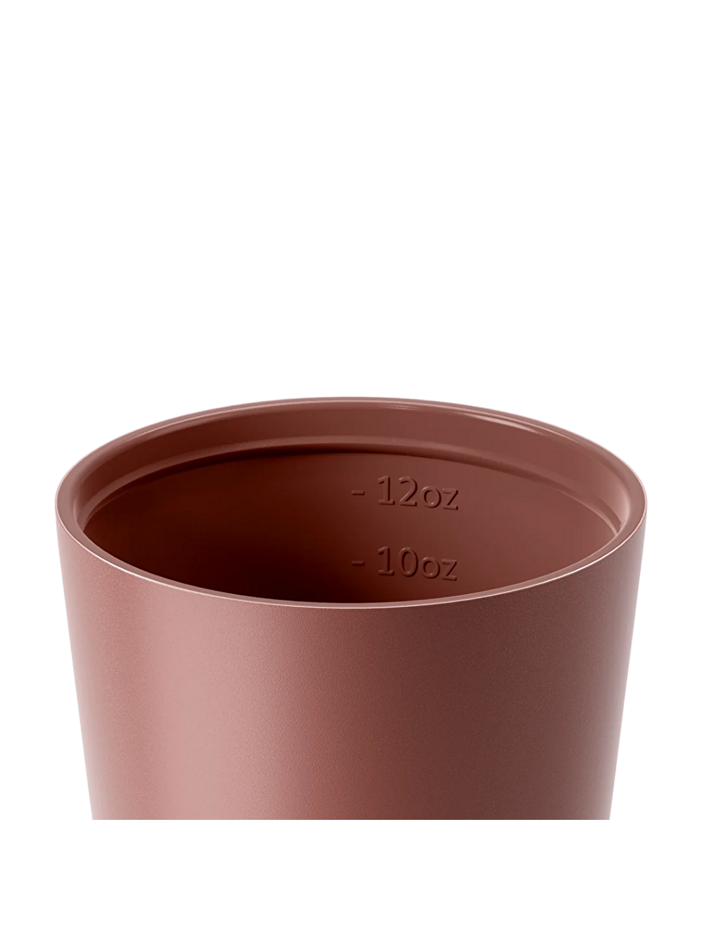 Kahverengi Camino İçi Seramik Çelik Kahve Bardağı Yalıtımlı Termal Kupa Mug 340 Ml-1