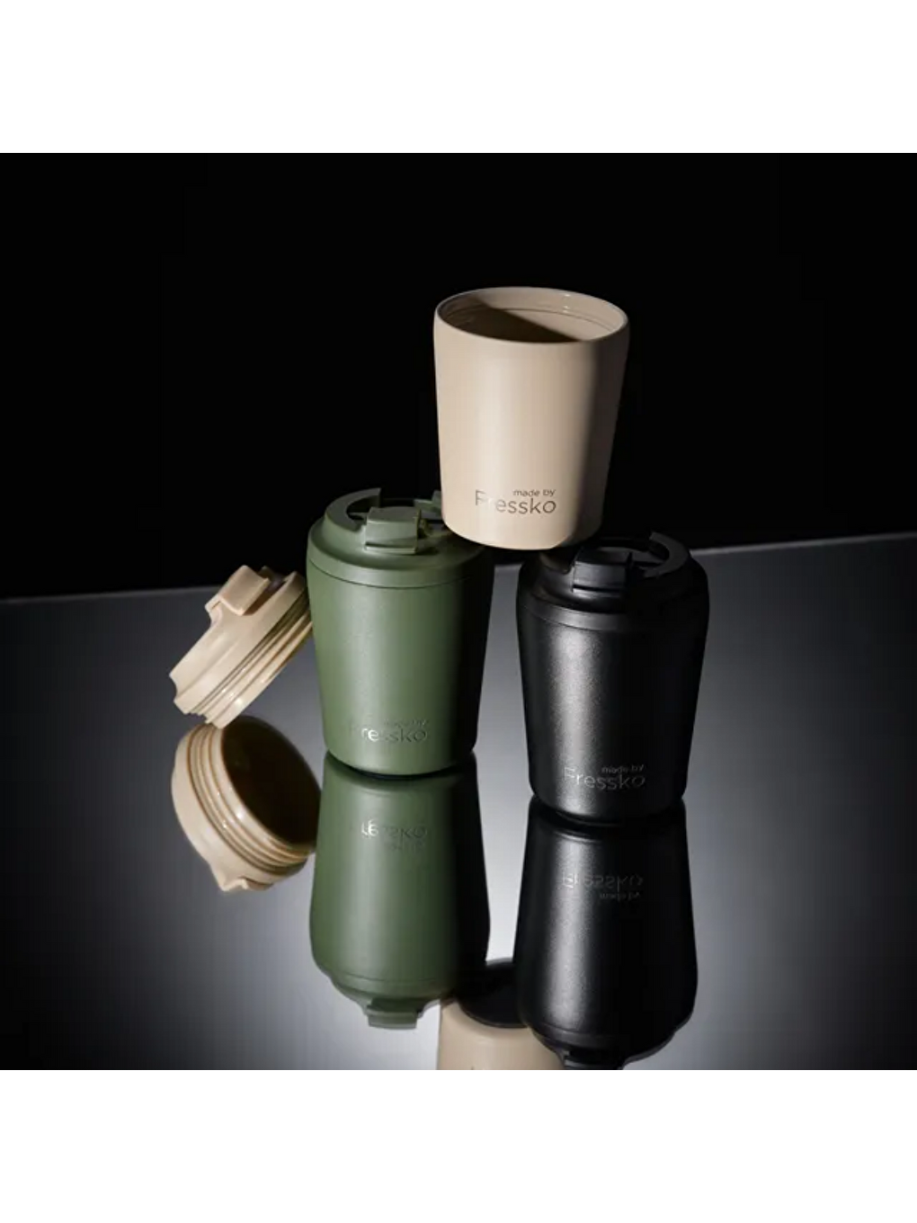 Siyah Piccolo Seramik Ve Çelik Yalıtımlı Kahve Bardağı Sip Mug 118 Ml-3
