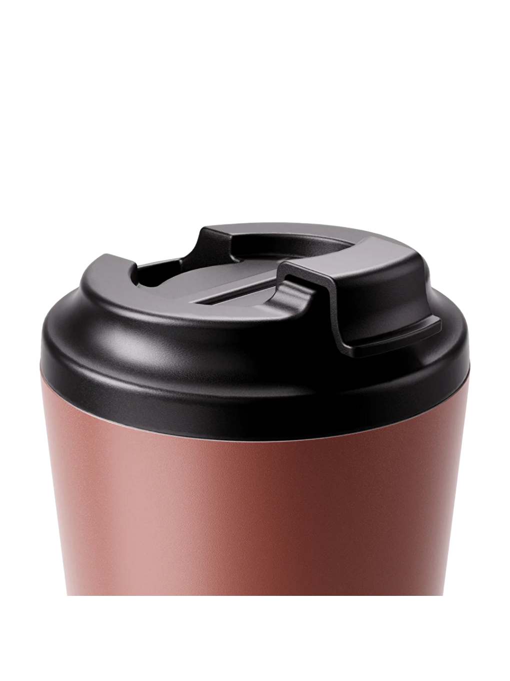 Kahverengi Camino İçi Seramik Çelik Kahve Bardağı Yalıtımlı Termal Kupa Mug 340 Ml-2
