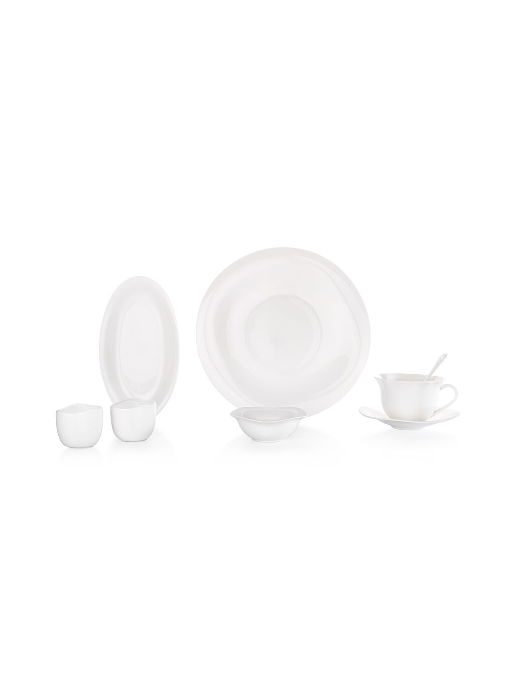 Superfine Bone Elixir Kahvaltı Takımı 32 Parça-Beyaz-3