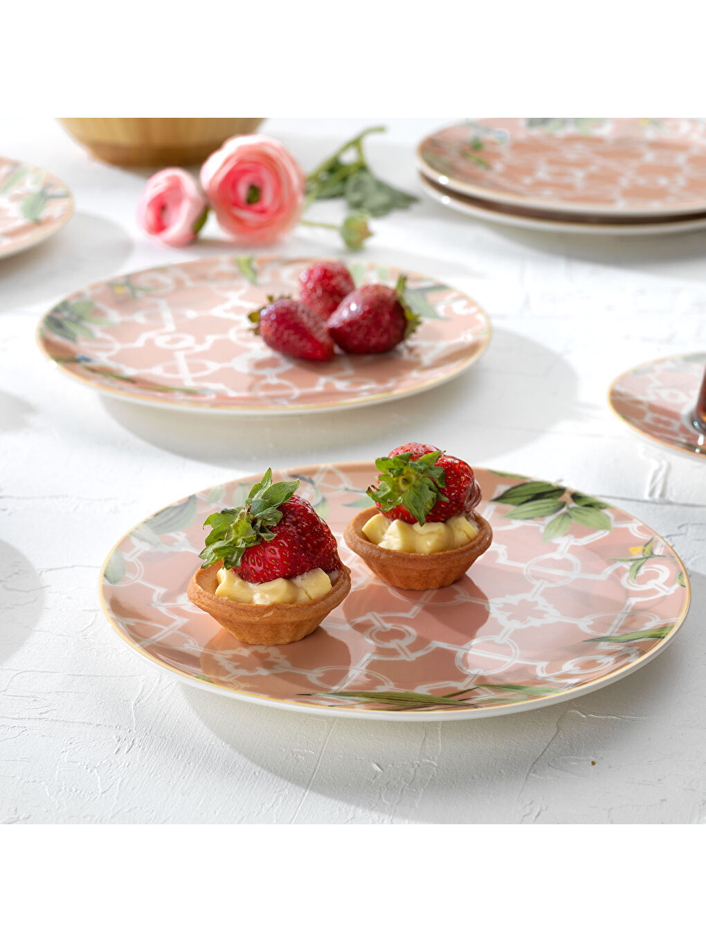 Sorte Pasta Seti 6 Parça-Pembe-2