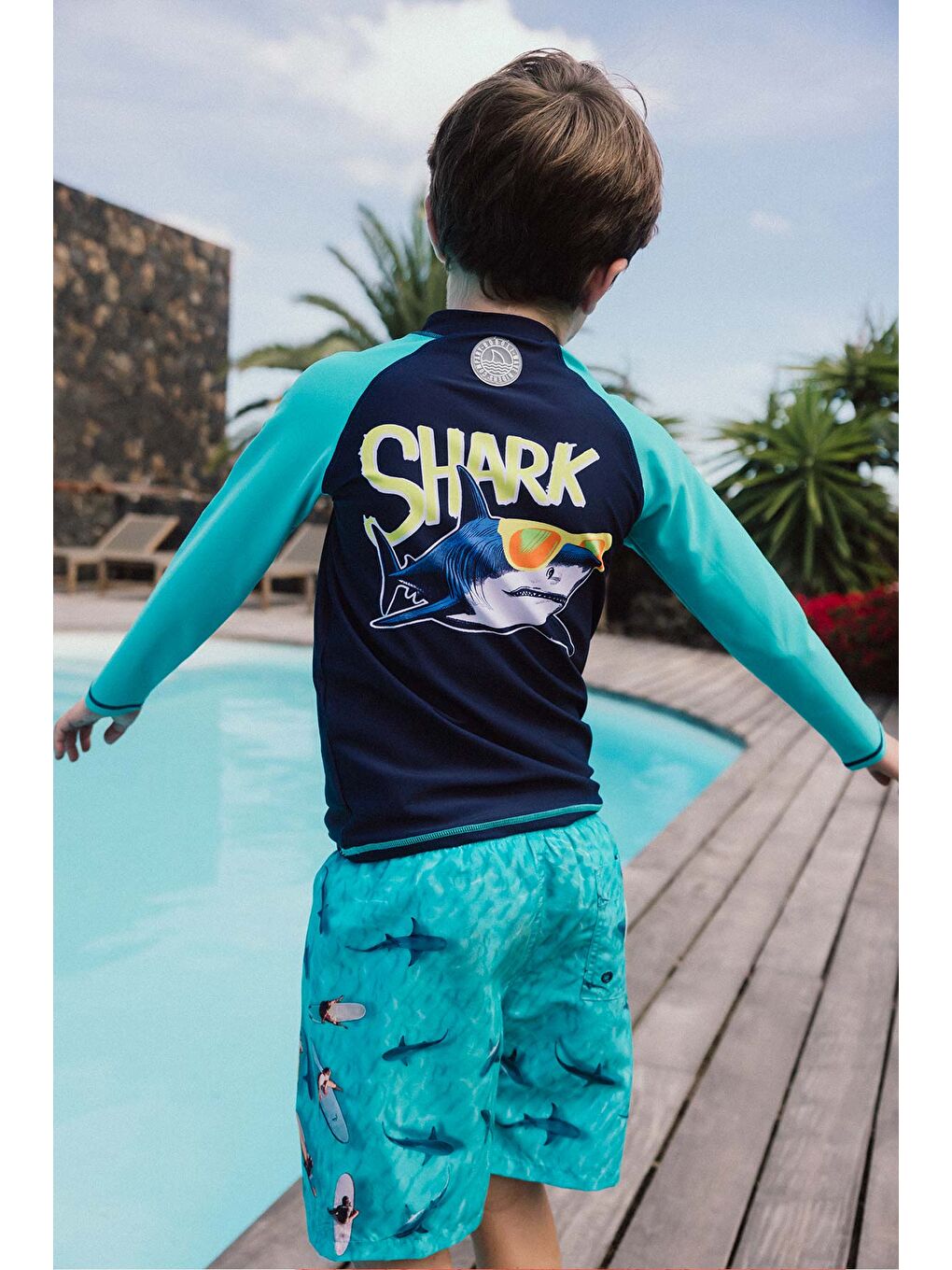 Lacivert Erkek Çocuk Tişört-1