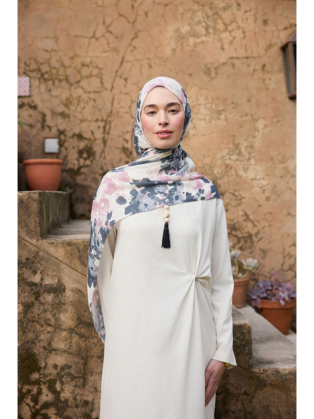 Lila Deluxe Summer Flow Şal Leylak