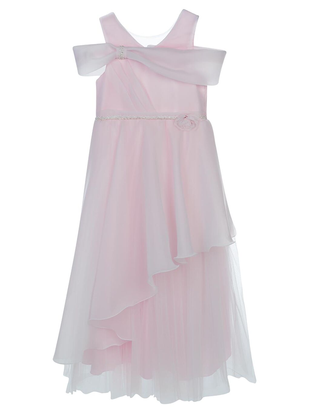 Girls 6-14 Yaş Abiye - Pembe-4