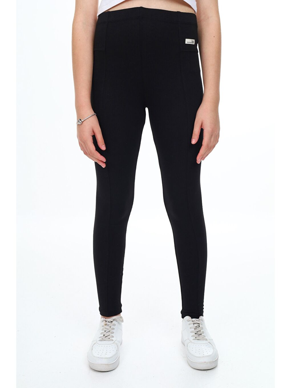 Siyah Kız Çocuk Tayt-1