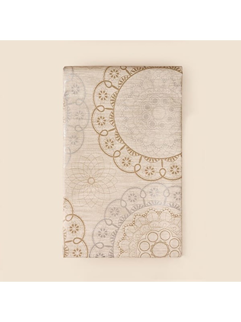 Soft Lule Pvc Masa Örtüsü - Bej - 140x200 cm